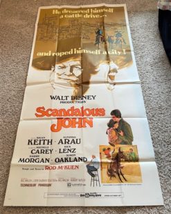 Scandalous John (1971) - Original Three Sheet Movie Poster