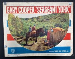 Sergeant York (R1949) - Original Lobby Card One Sheet