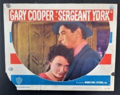 Sergeant York (R1949) - Original Lobby Card Movie Poster