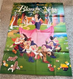 Snow White and the Seven Dwarfs (R1992) - Original French Movie Poster