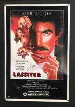 Lassiter (1984) - Original Video Poster Signed by Tom Selleck