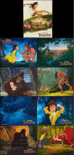 Tarzan (1999) - Original Lobby Card Set Disney Movie Poster
