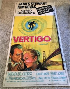 Vertigo (R1983) - Original Three Sheet Movie Poster
