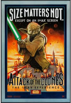Attack Of the Clones - The IMAX Experience (2002) - Original One Sheet Movie Poster