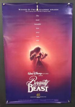 Beauty and the Beast (1991) - Original Disney Advance One Sheet Movie Poster