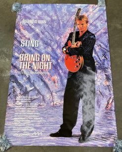 Sting, Bring On the Night (1985) - Original Rock Poster