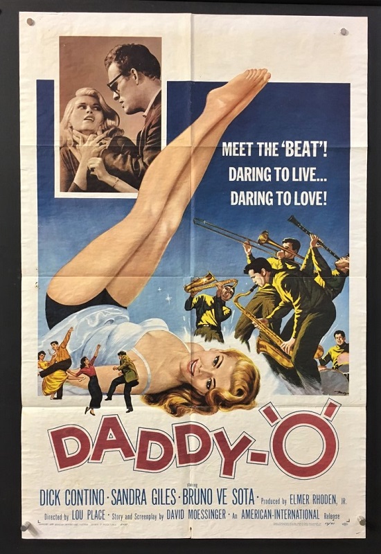 Daddy-O (1959) – Original One Sheet Movie Poster - Hollywood Movie Posters