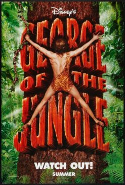 George Of the Jungle (1997) - Original One Sheet Advance Movie Poster