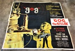 Gog (1954) - Original Six Sheet Movie Poster