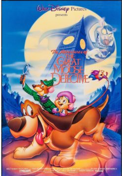 The Great Mouse Detective (R1992) - Original Disney One Sheet Movie Poster