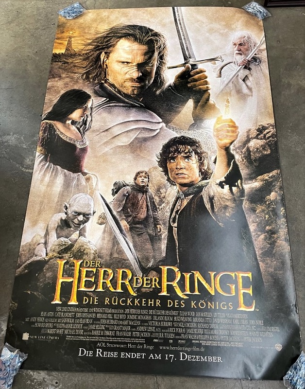 lord of the rings return of the king movie poster