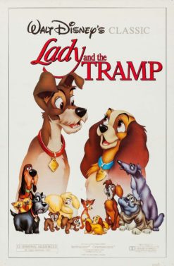 Lady and the Tramp (R1986) - Original Disney Mini Movie Poster