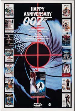 The Living Daylights Happy Anniversary 007 (1987) - Original One Sheet Movie Poster