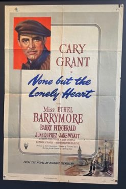 None But the Lonely Heart (1944) - Original One Sheet Movie Poster