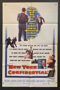 New York Confidential (1955) - Original One Sheet Movie Poster