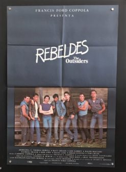 Outsiders (1983) - "Rebeldes" Original One Sheet Movie Poster