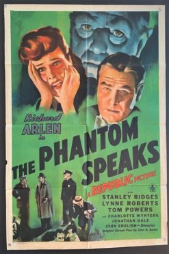 The Phantom Speaks (1945) - Original One Sheet Movie Poster