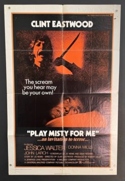 Play Misty For Me (1971) - Original One Sheet Movie Poster