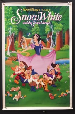 Snow White (R1983) - Original Disney One Sheet Movie Poster