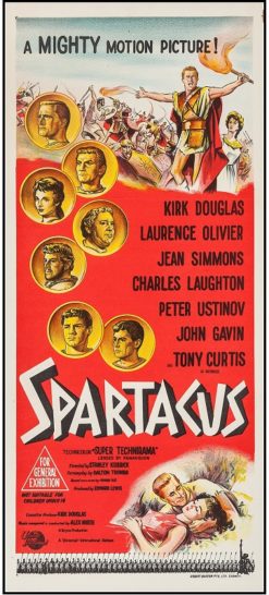 Spartacus (1960) - Original Daybill Movie Poster