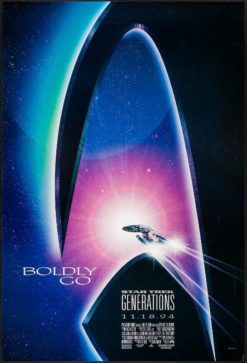 Star Trek, Generations (1994) - Original One Sheet Advance Movie Poster