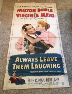 Always Leave Them Laughing (1949) - Original Three Sheet Movie Poster