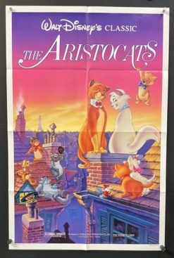 The Aristocats (R1987) - Original One Sheet Movie Poster