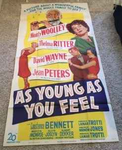 As Young As You Feel (1951) - Original Three Sheet Movie Poster