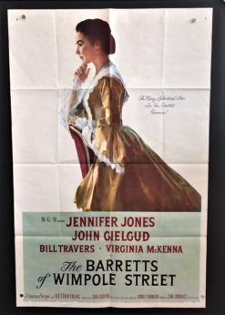 The Barretts Of Wimpole Street (1957) - Original One Sheet Movie Poster