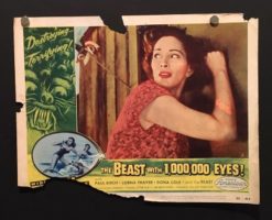The Beast With 1,000,000 Eyes (1955) - Original Lobby Card Movie Poster