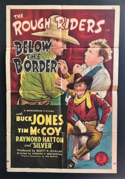 Below The Border (1942) - Original One Sheet Movie Poster