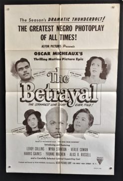 The Betrayal (1948) - Original One Sheet Movie Poster