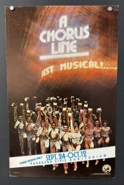 A Chorus Line (1980) - Original Window Card Movie Poster