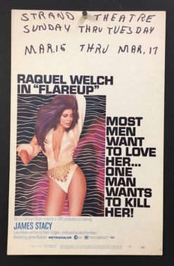Flareup (1970) - Original Window Card Movie Poster