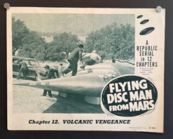 Flying Disc Man From Mars Chapter 12 (1950) - Original Lobby Card Movie Poster