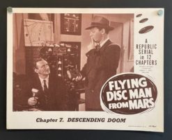 Flying Disc Man From Mars Chapter 7 (1950) - Original Lobby Card Movie Poster