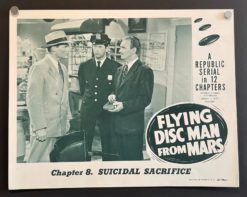Flying Disc Man From Mars Chapter 8 (1950) - Original Lobby Card Movie Poster