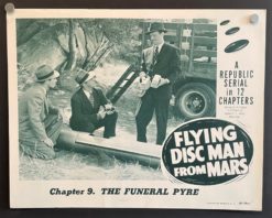 Flying Disc Man From Mars Chapter 9 (1950) - Original Lobby Card Movie Poster
