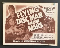 Flying Disc Man From Mars Chapter 4 (1950) - Original Title Card Movie Poster