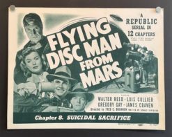 Flying Disc Man From Mars Chapter 8 (1950) - Original Title Card Movie Poster