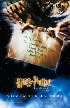 Harry Potter and the Sorcerer's Stone (2001) - Original Advance One Sheet Movie Poster