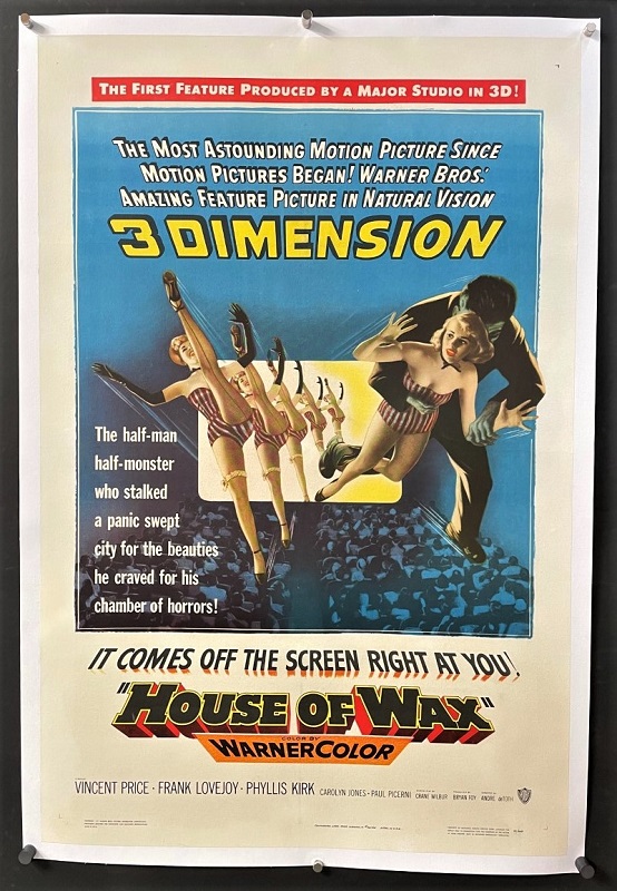 Frank Lovejoy House of Wax Movie POSTER 11 x 17 Vincent Price G