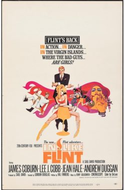 In Like Flint (1967) - Original Window Card Movie Poster