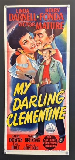 My Darling Clementine (1946) - Original Daybill Movie Poster