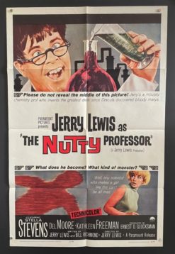 The Nutty Professor (1962) - Original One Sheet Movie Poster