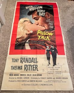 Pillow Talk (1959) - Original Three Sheet Movie Poster