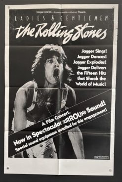 Ladies and Gentlemen, The Rolling Stones (1973) - Original One Sheet Movie Poster