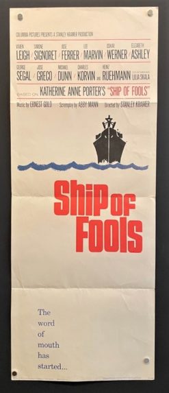 Ship Of Fools (1965) - Original Insert Movie Poster