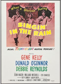 Singin' In the Rain (1970's) - Original Soundtrack Promo Movie Poster