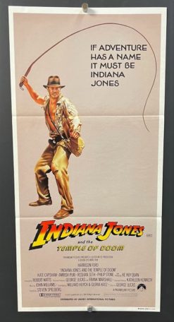Indiana Jones and the Temple of Doom (1984) - Original Daybill Movie Poster